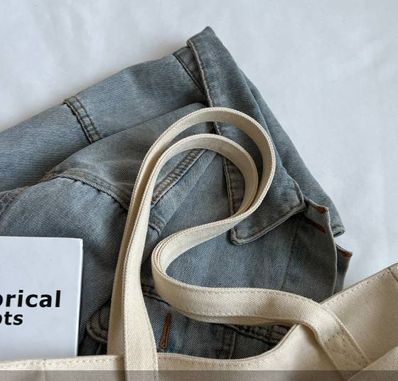 Designer-Modetrend, fortschrittliches Gefühl der Canvas-Tasche, alle Mode-Umhängetasche, Mode, große Kapazität, Pendler-Einkaufstasche, Einkaufstasche aus Canvas_voghion.com