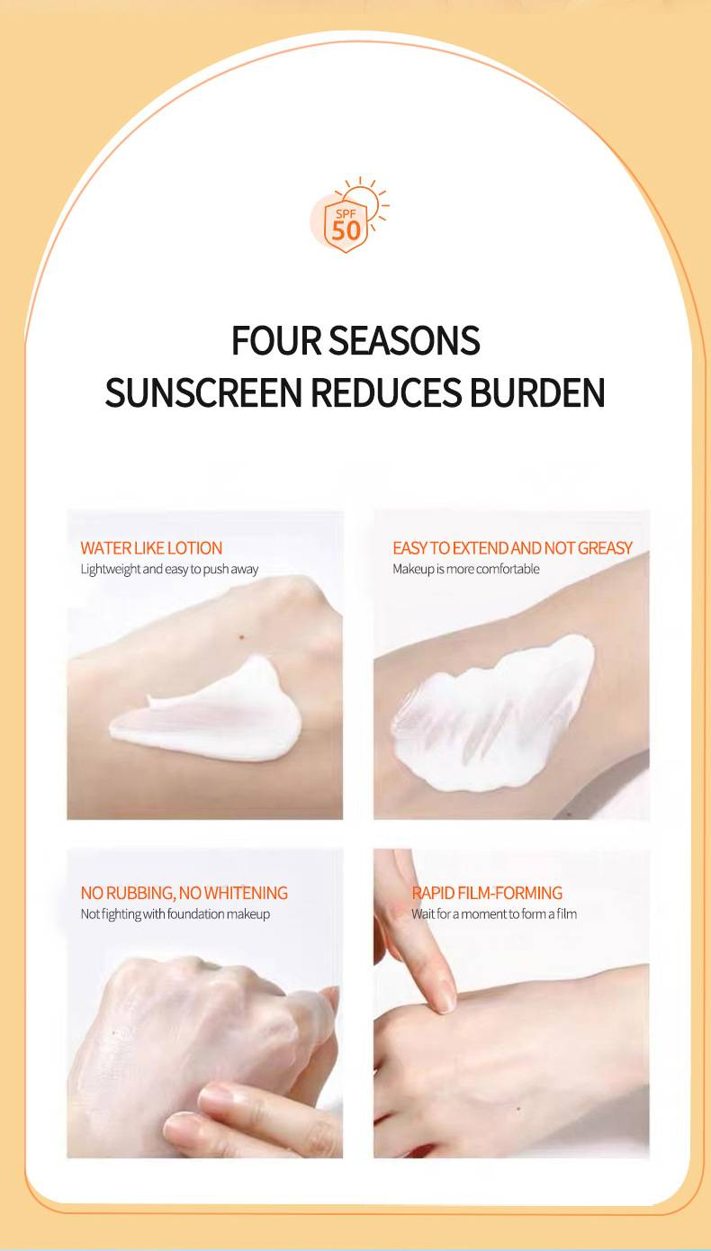 Protector solar FORMBO SPF50 - Hidratante, hidratante y aislante - Protección UVA de amplio espectro para todo tipo de piel_voghion.com
