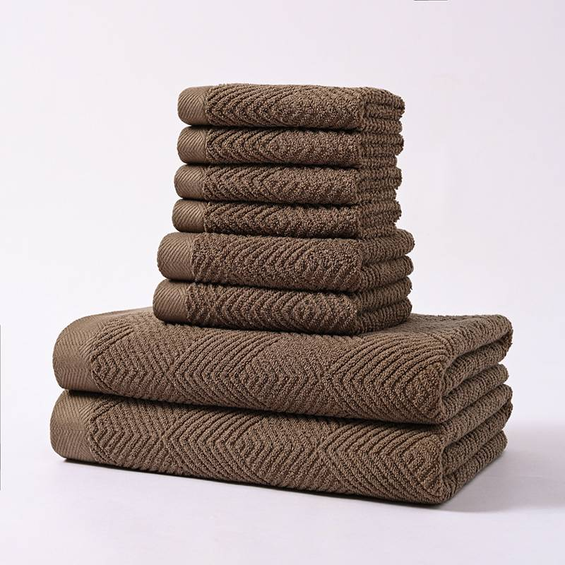8-teiliges Handtuchset aus 100 % Baumwolle – ultraweich und äußerst saugfähig, inklusive Badetuch, Handtuch und Waschlappen, für den Einsatz in Luxushotels und zu Hause_voghion.com