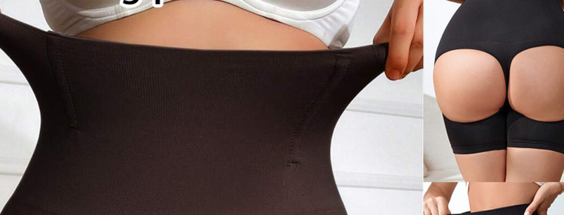 Shapewear mit hoher Taille und Po-Lifting für Damen – Nahtlose Bauchweg-Höschen mit Hüftvergrößerung, atmungsaktives Nylon_voghion.com