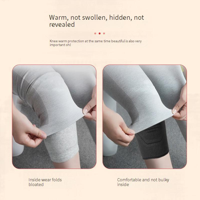 Thermo-Kniebandagen für Damen und Herren – Fleecegefütterte Gelenkstütze zum Laufen, Radfahren, Wintersport und für tägliche Wärme_voghion.com