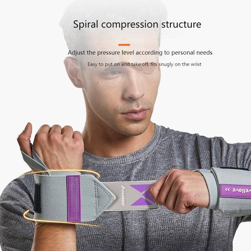 Pro-Grade Weightlifting Wrist Wraps – Heavy-Duty Compression Support For Powerlifting, CrossFit & Gym Training (3 Colors, Pair Pack)_voghion.com