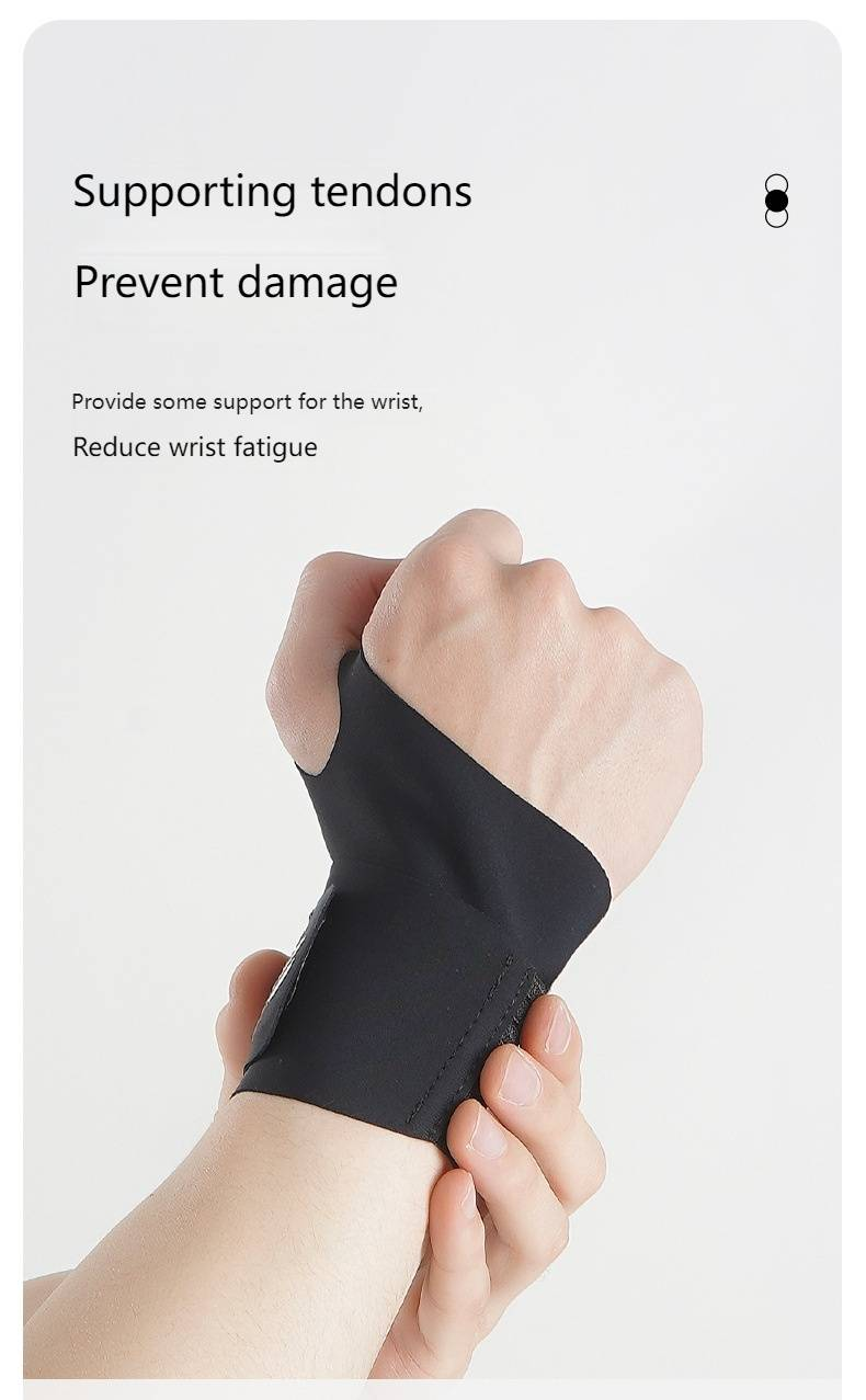 Unisex Breathable Wrist Support Brace For Sports & Daily Use - Lightweight, Adjustable & Sweat-Wicking - Ideal For Tennis, Gym, Carpal Tunnel_voghion.com