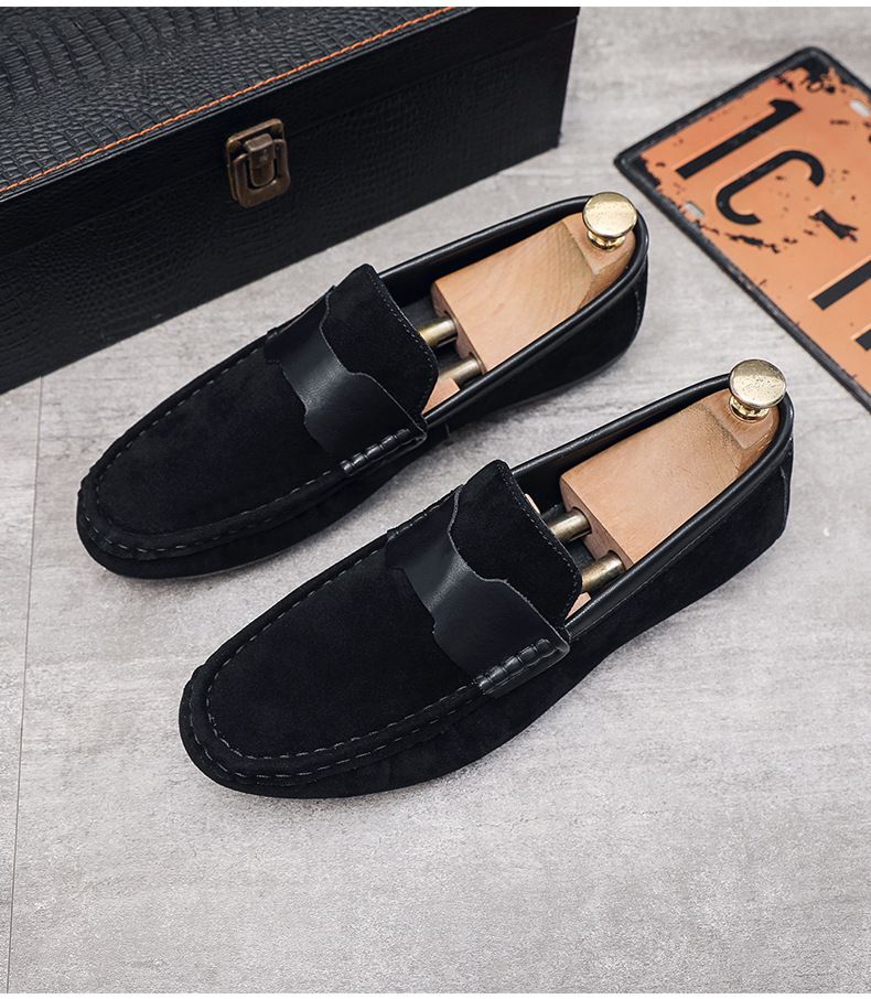 Fréijoer a Summer Nei Bounen fir atmungsaktiv liicht Stoff Trendy Féissbedeckung Fuerschong mat mëller Sohle fir Hären_voghion.com