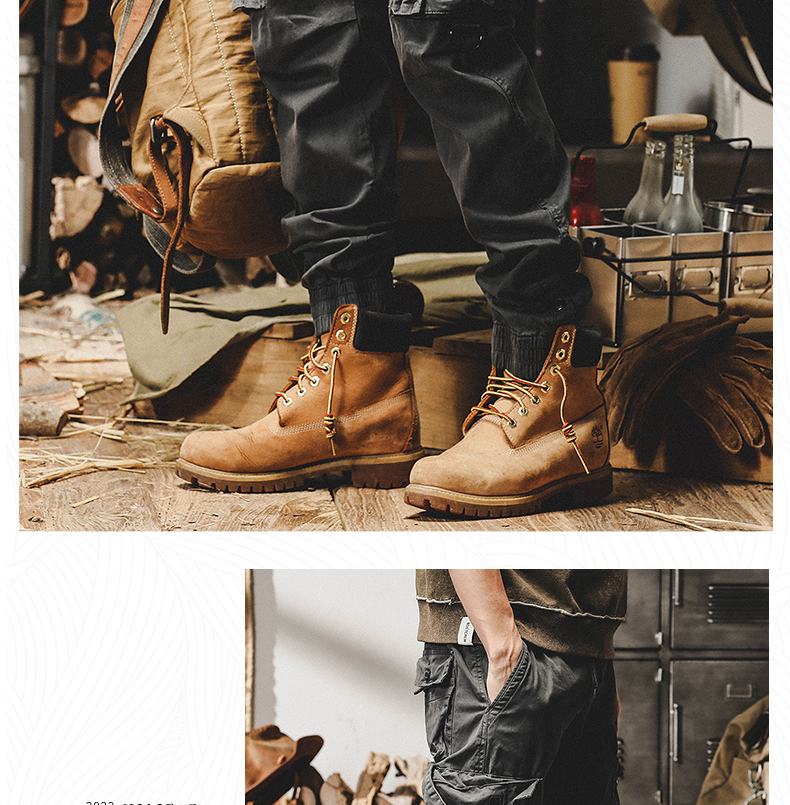 2023 Nieuwe Cargo Broek Mannen Winter Man Y2k Harem Tactische Broek Voor Mannen Outdoor Fleece Multi-Zakken Katoen Casual broek_voghion.com