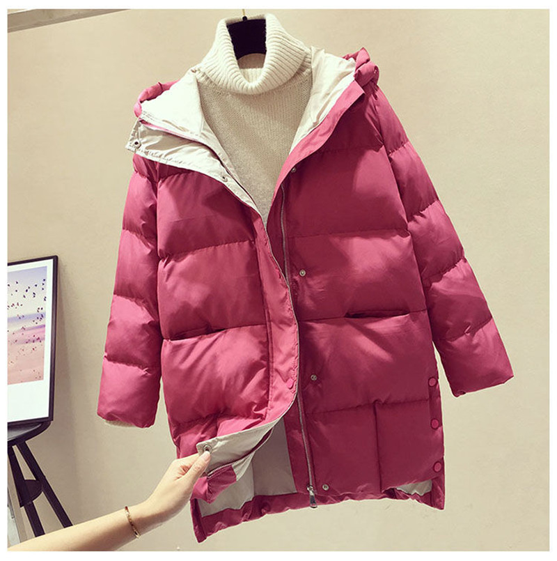 Winte-Chaqueta larga con capucha para mujer, abrigo acolchado de algodón para mujer, abrigo femenino de alta calidad Wam Outwea, Paka Manteau 2023_voghion.com
