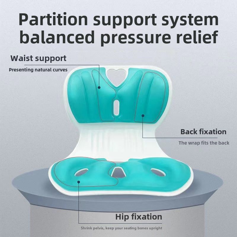 Waist Seat Cushion Children's Student Office Sitting For A Long Time Is Not Tired Artifact Ergonomic Chair Petal Seat Cushion Cushion Integrated_voghion.com