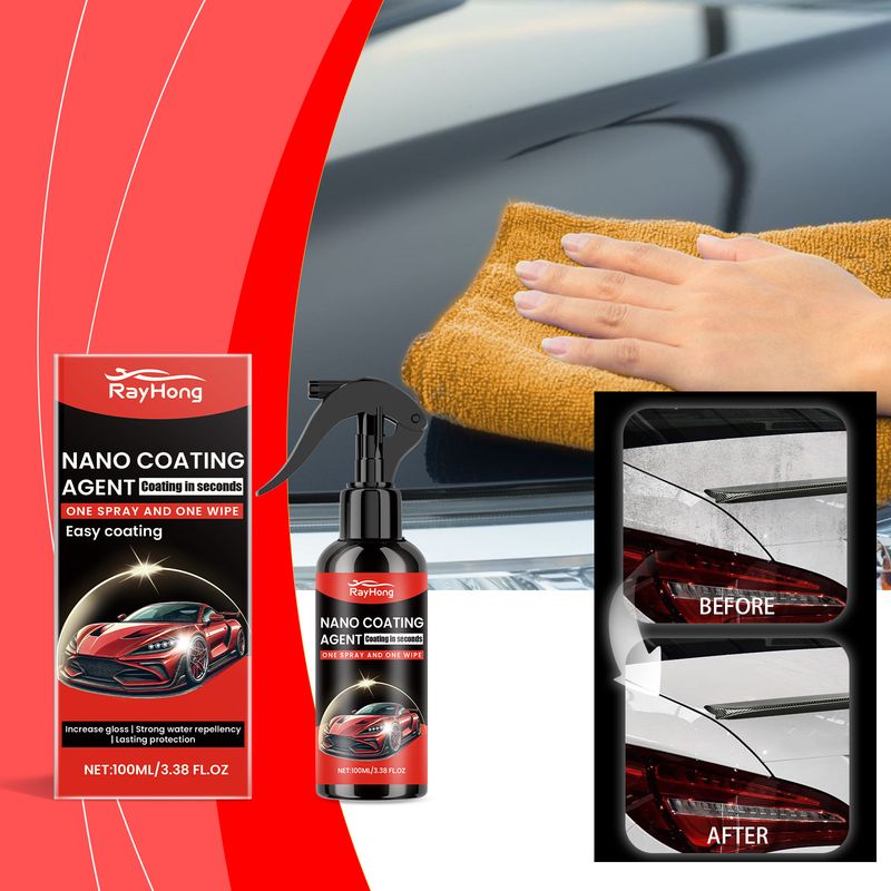 Rayhong Car Coating Agent, Protect Car Paint, Improve Gloss, Anti-Stain Clean And Refurbished Car Coating Agent_voghion.com