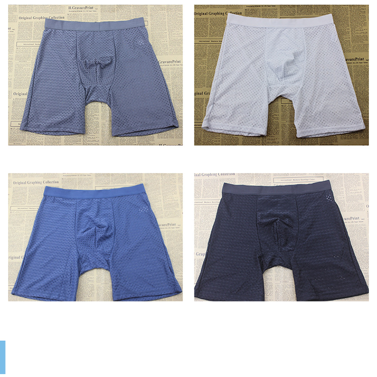 Intimo da uomo Slip sportivi da uomo Boxer estesi traspiranti Fitness Ice Silk_voghion.com