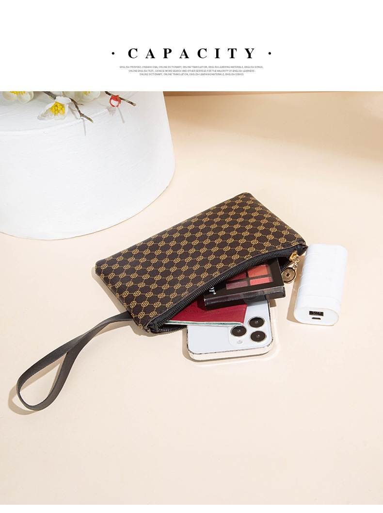 Purse Wallet Clutch Bag Personalized Colorful Water Ripple Print Clutch Bag Stylish Simple Presbyterian Woven Purse For Women_voghion.com