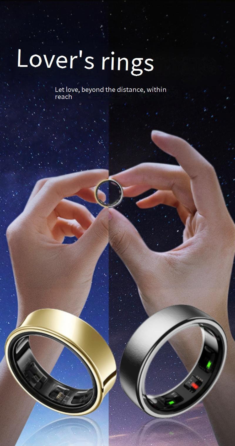 Ringe R10 Drahtlose Lade Schießen Ring Geste Video Musik Gesundheit Herz Rate Blut Sauerstoff Smart Ring_voghion.com