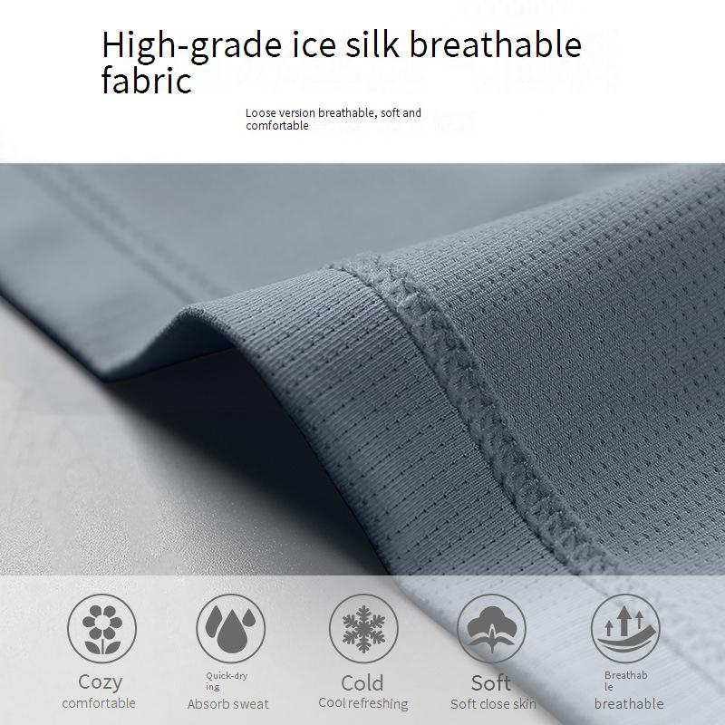 Sportbekleidung Ice Silk Sportswear Anzug Herren Lauf Schnelltrocknende Kleidung T-Shirt Kurzarm Shorts Sommer Fitness Fußball Trainingskleidung_voghion.com