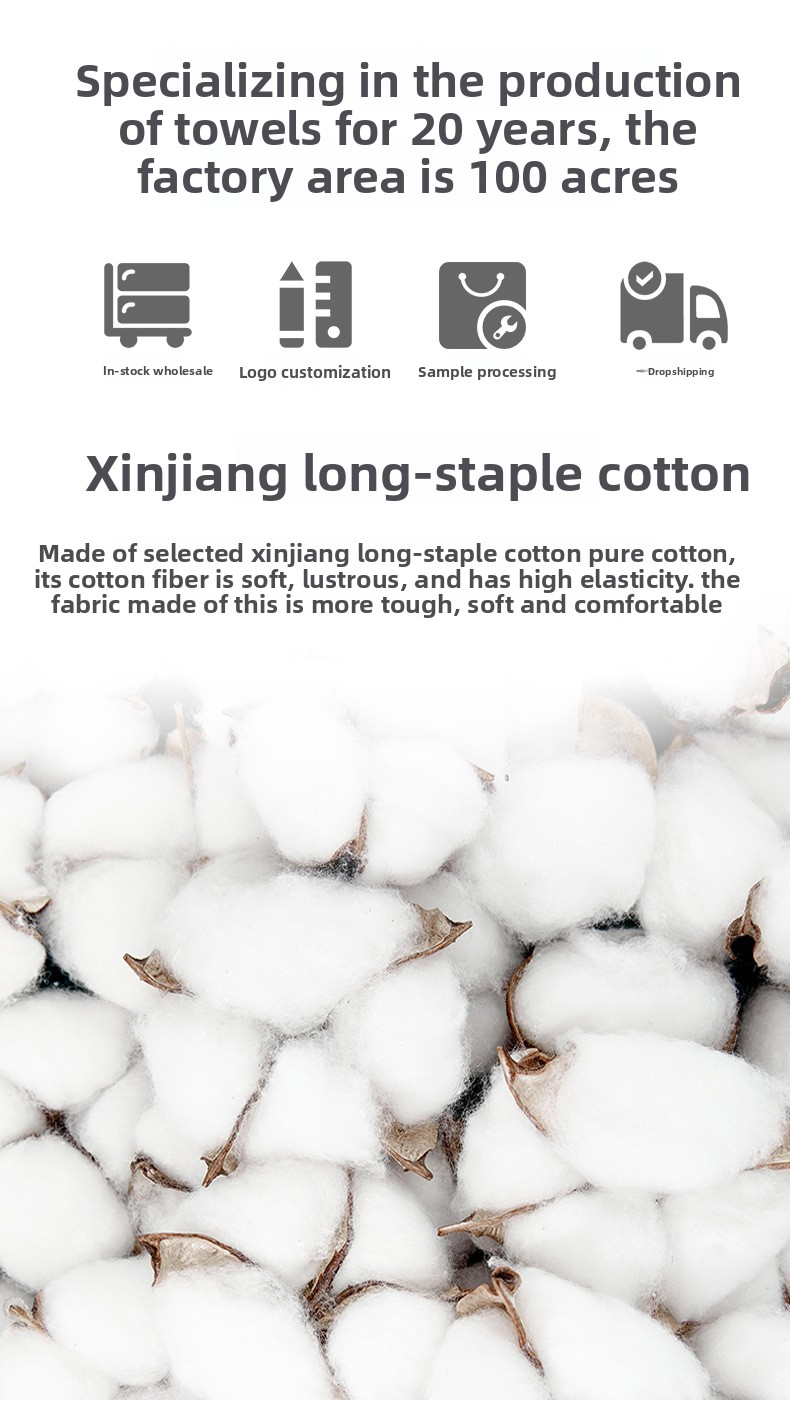 Premium Thick 100% Cotton Face Towel - Soft & Absorbent For Hotels & Home Use_voghion.com