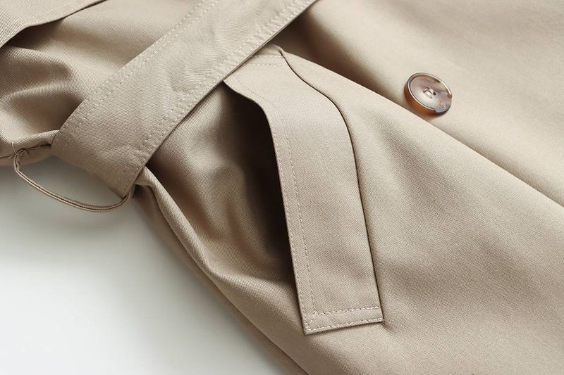 Trench coat britannico da donna – Cappotto lungo doppiopetto (classico e impermeabile)_voghion.com