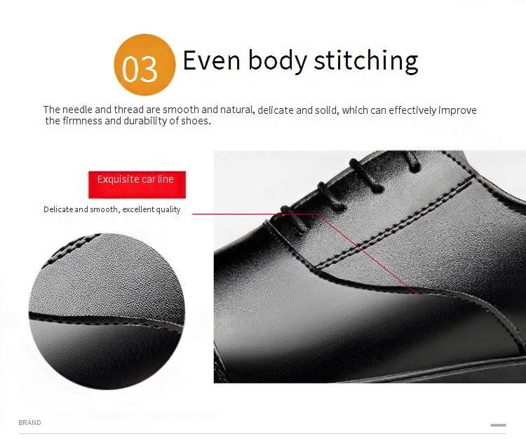 Men's Classic Business Casual Leather Shoes - Soft PU Square Toe Lace-Up Dress Shoes For Office & Daily Wear_voghion.com