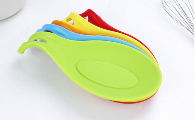 Grenzüberschreitende Silikon-Suppenlöffelunterlage, Spachtel, Löffelunterlage, Löffelhalter, Spachtel, Löffelunterlage im europäischen Stil, Geschmack_voghion.com