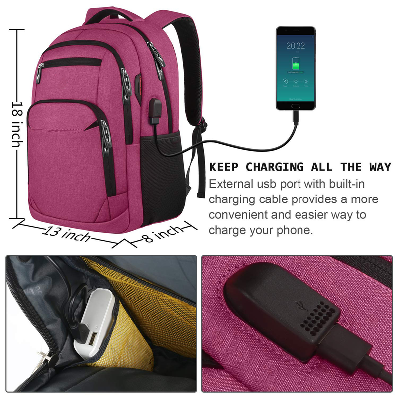 mochila de computador mochila masculina grande capacidade multifuncional viagem notebook bolsa de computador empresarial_voghion.com