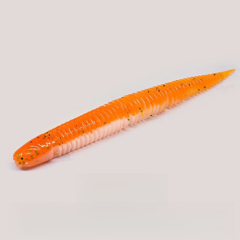 Light Dance Soft Black Pit Needle Tail Slow Sinking Mandarin Lure Fish Bait Worm Bottom Root Fishing_voghion.com