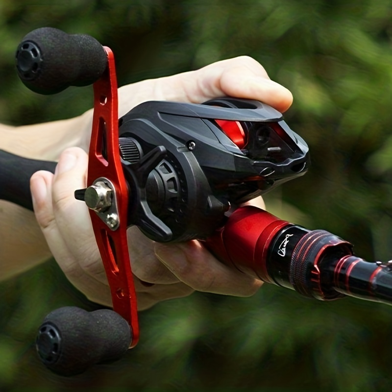 AC2000 Lehká cívka 6,3:1 Převodový poměr Baitcasting Rybářské kolo levé/pravé 17,64 LB Max. odpor slané vody levé/pravé Rybářské naviják_voghion.com