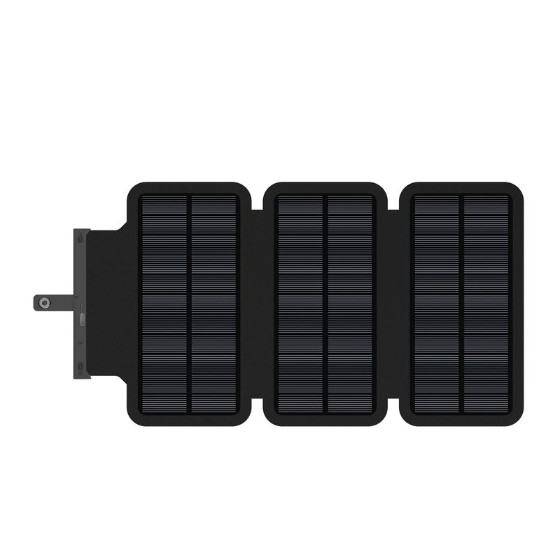 Power Bank Güneş Enerjili Mobil Güç Kablosuz Şarj Sökme Katlanabilir Açık Hava Power Bank Büyük Kapasiteli 20.000 MAh_voghion.com
