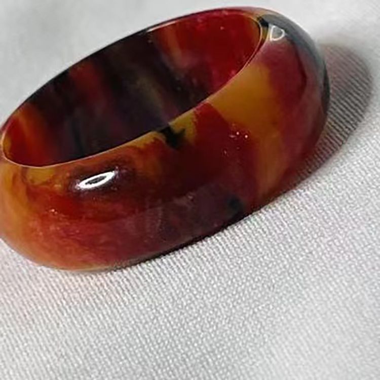 New Acrylic Resin Colorful Starry Sky Women's Ring Set For Index Finger_voghion.com