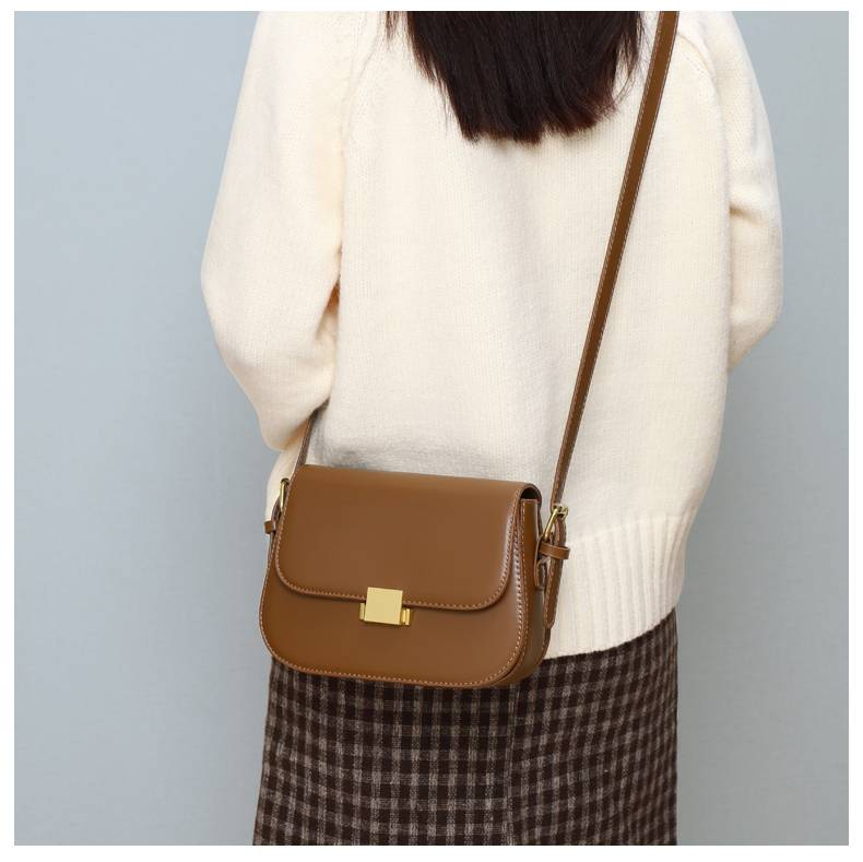 VINEY Bag Ladies 2025 Nová Crossbody kabelka Tofu taška Jedno rameno v podpaží Malá taška Vysoce kvalitní dámská taška z pravé kůže_voghion.com
