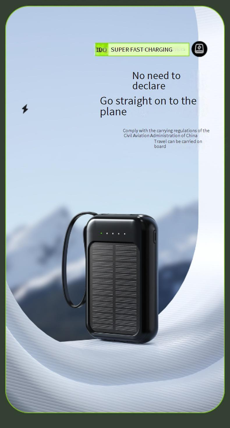 Mobile Phone Accessories Comes With Four Wire Solar Charger 10000 MAh TK Mobile Power Bank Outdoor Portable_voghion.com