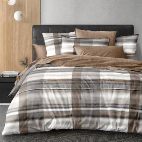 Conjunto de capa de edredom geométrico, conjunto de cama de 3 peças – tamanhos EUA/UE/AU (solteiro/queen/king size), macio e respirável, estilo lençol com elástico, decoração moderna para casa_voghion.com
