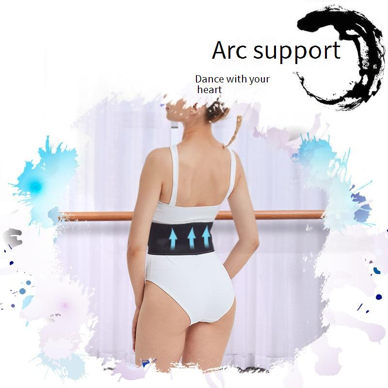 Professional Dance & Fitness Waist Belt - Adjustable Support For Dance, Martial Arts & Workouts - Breathable Nylon & SBR (Black, L/XL)_voghion.com