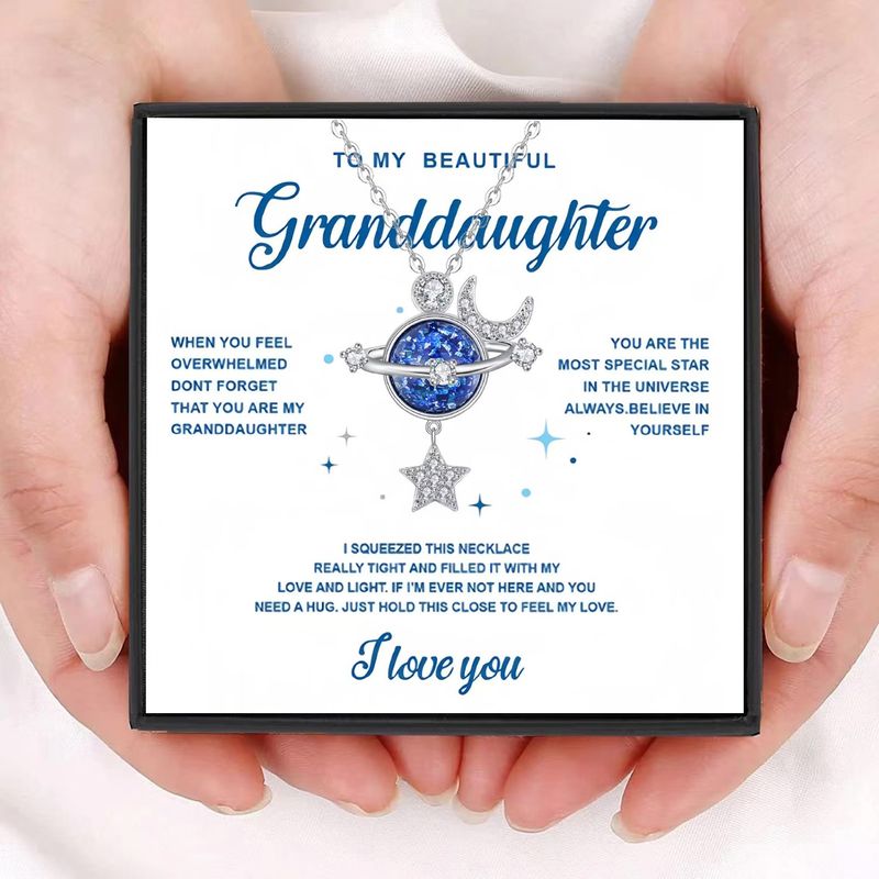 Collana elegante con costellazione di stelle e luna da donna con zirconi cubici, catena a O a strati in argento sterling 925, ciondolo celeste minimalista_voghion.com