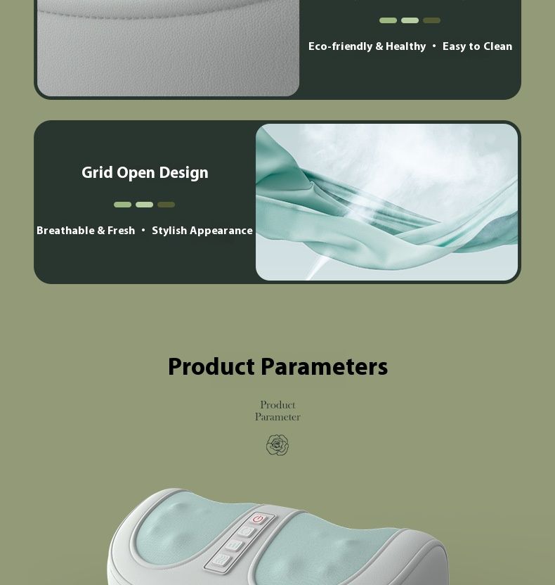 Foot Massager With Heat – Portable Kneading Machine For Relaxation & Pain Relief, Adjustable Timer & Easy Controls_voghion.com