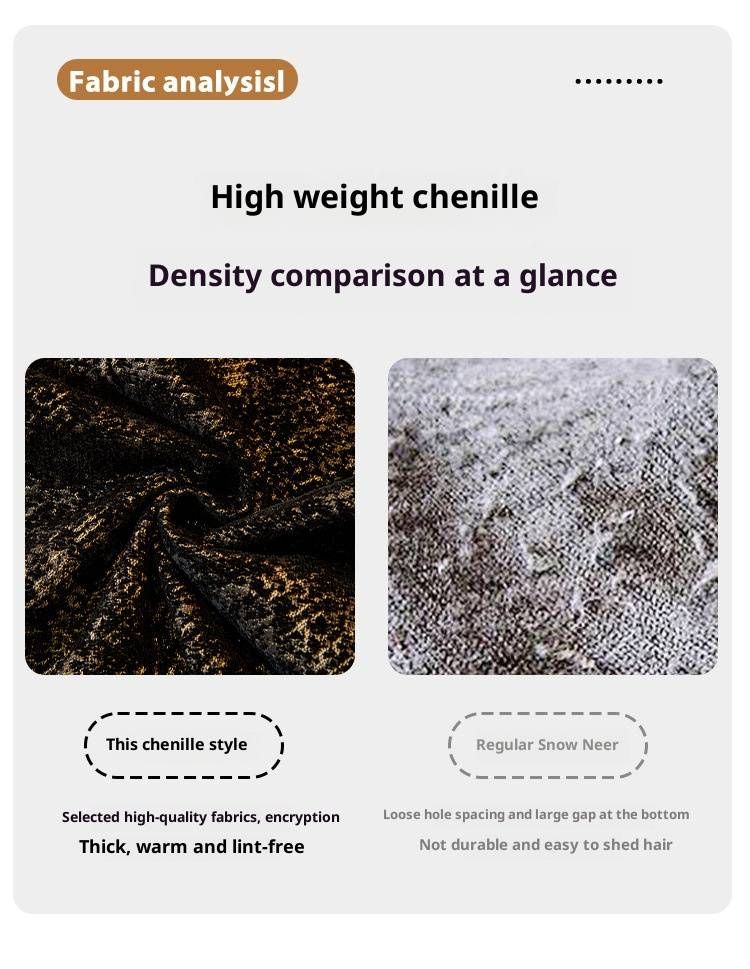 Chenille Luxury Sofa Cushion Set – Premium Anti-Slip Seat Pads For Sectional Couches (Elegant Solid Colors, Universal Fit, Multiple Sizes)_voghion.com