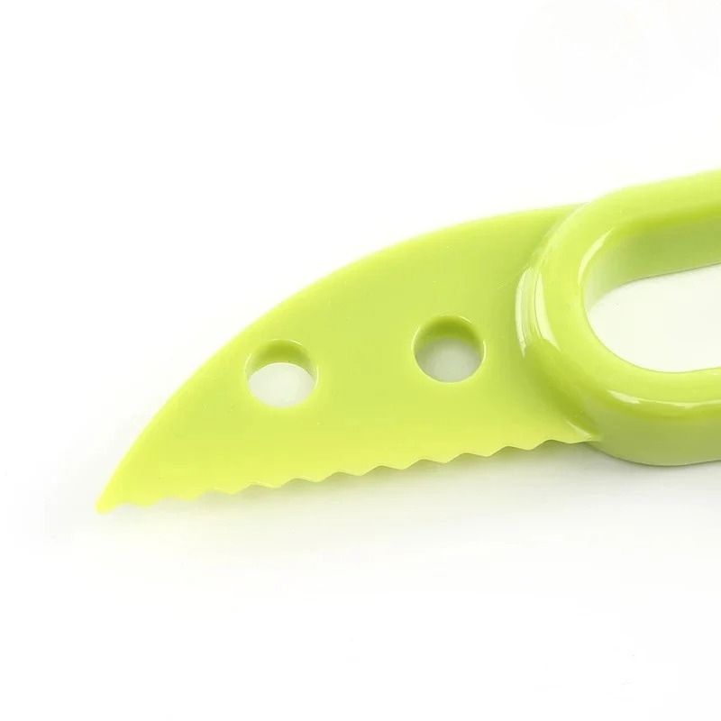 JJYY 3-in-1 Avocadoschneider, Shea-Entkerner, Butter, Obstschäler, Fruchtfleischtrenner, Plastikmesser, Küchen- und Gemüsewerkzeuge_voghion.com