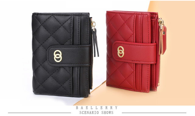 New Women Wallets Fashion PU Leather Top Quality Female Purse Short Card Holder Brand Wallet For Women_voghion.com