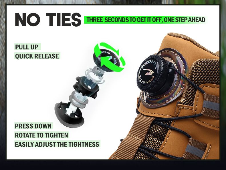 New Fashion 2024 Waterproof Security Work Safety Protective Leather Boots Anti-smash Anti-puncture Industrial Shoes_voghion.com