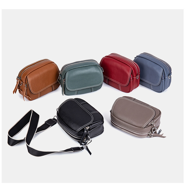 Borsa piccola in vera pelle da donna 2023 nuova borsa da donna con tracolla larga in pelle bovina alla moda con strato superiore versatile borsa a tracolla monospalla all'ingrosso ..._voghion.com
