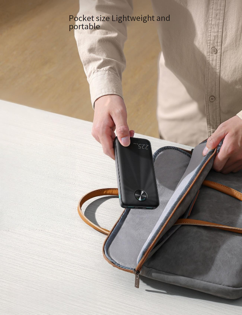 10000mAh 22.5W Fast Charging Power Bank With PD3.0, 3C Certified, Compact & Airplane Safe Portable Charger For IPhone, Android & More_voghion.com