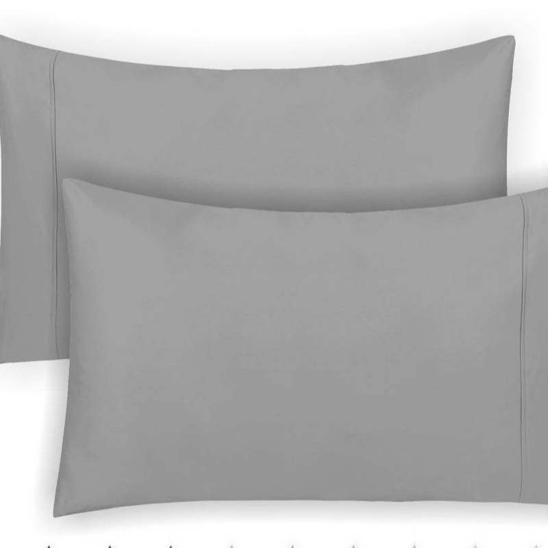 Premium Polyester Pillowcase Set – Soft 40s Fabric, Hypoallergenic & Wrinkle-Resistant (51x76cm & 50x101cm, 5 Classic Colors)_voghion.com