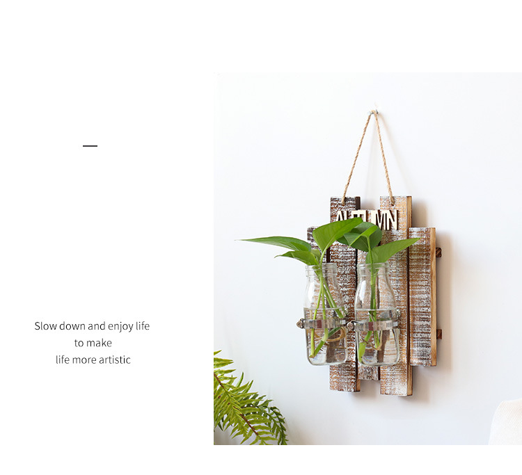 Wandkunst aus Holz mit Glasplatte – saisonale botanische Dekoration für Wohnzimmer, Schlafzimmer und Eingangsbereich (große und kleine Größen)_voghion.com