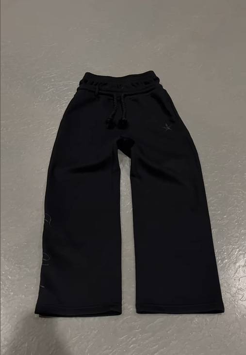 2026 European-USA Style Y2K High Street Hip-Hop Wide Leg Sweatpants Men Double Waist Drawstring Embroidery Casual Loose Thick Fake Two Pairs Pants_voghion.com