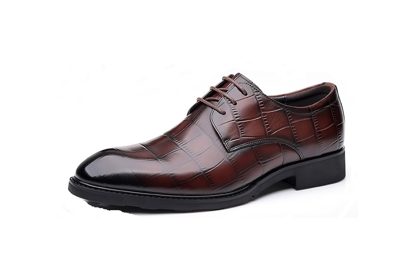 XC5889 Cow Leather Men's Dress Shoes, Choose Size And Tell Seller_voghion.com