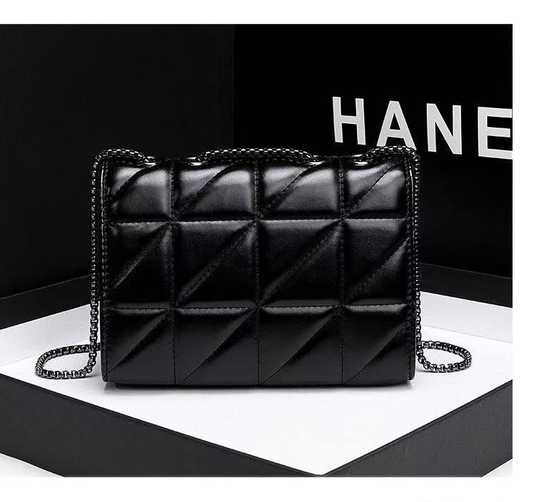 10A Designer-Tasche Spiegelqualität Schatz-Flip-Tasche Luxus-Leder Schaffell Klassische All-Black-Geldbörse Gesteppte Handtasche Schulterbox_voghion.com