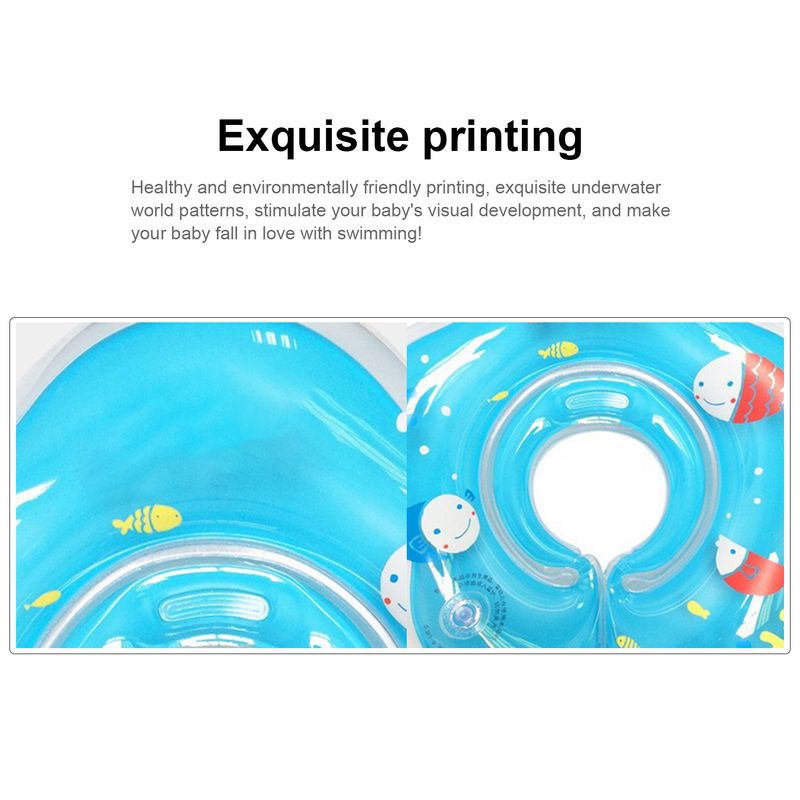 ToysMall Swimming Neck Ring Inflatable Air Leak Prevent Baby Bathing Accessory Toddler Kids Water Pool Neck Float Ring For Toddler_voghion.com