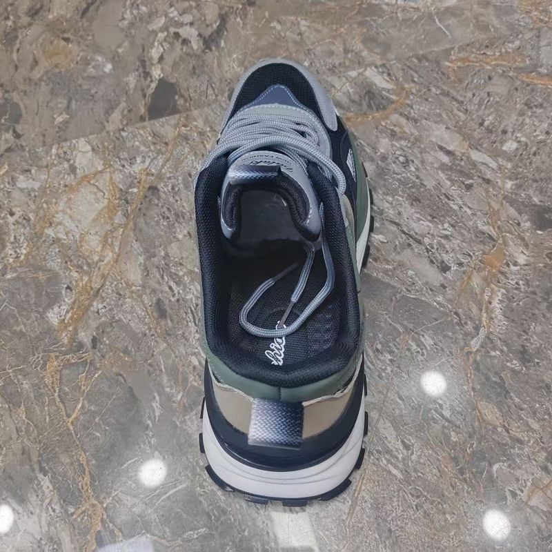 Glide Spring Fashion Versatile Wear-resistant Sports Casual Trendy Men's Mesh Travel Soft Sole Running Shoes_voghion.com