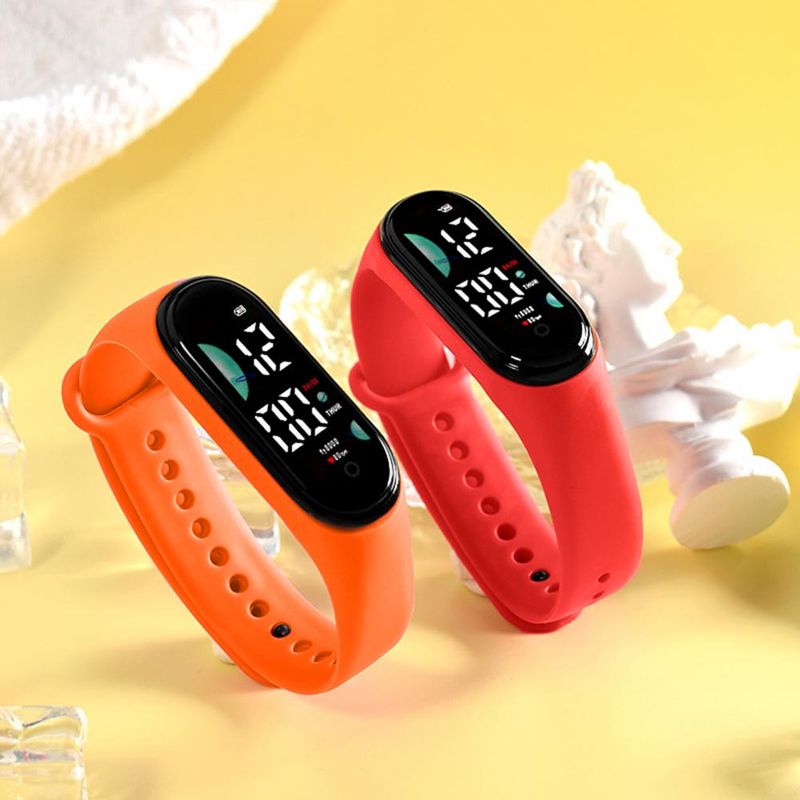 Kids Electronic Sports Waterproof Wrist Large Font Screen LED Display Luminous Auto Date Full Calendar Digital Watch_voghion.com