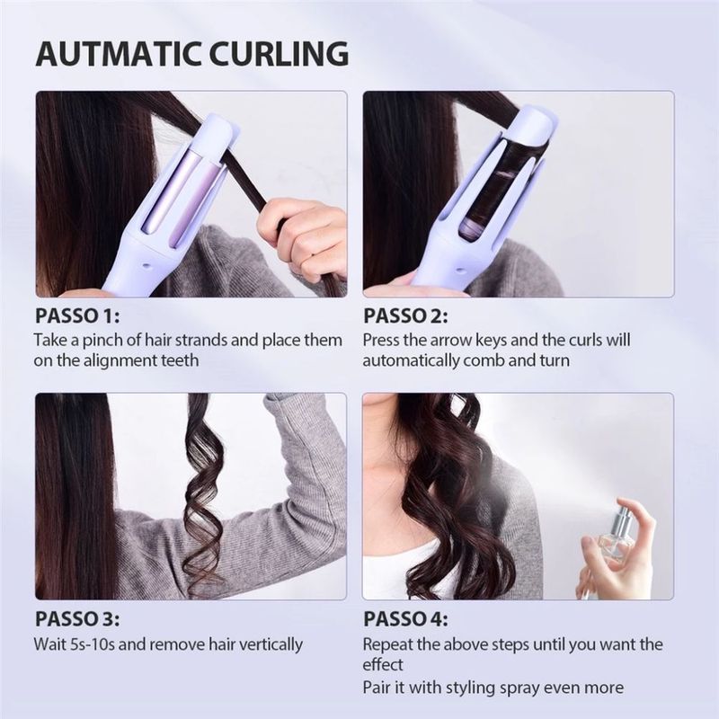 Tragbare 32mm Automatische Große Rolle Faul Haar Ionischen Keramik Lockenstab Mode Styling Werkzeuge Dauerwelle_voghion.com