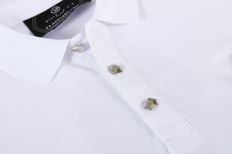 PP Philip Plain Bahar Ve Yaz Kısa Kollu Erkek Yaka T, Egemen Kişilik PP Hot Diamond Rahat Moda Erkek Kısa T_voghion.com