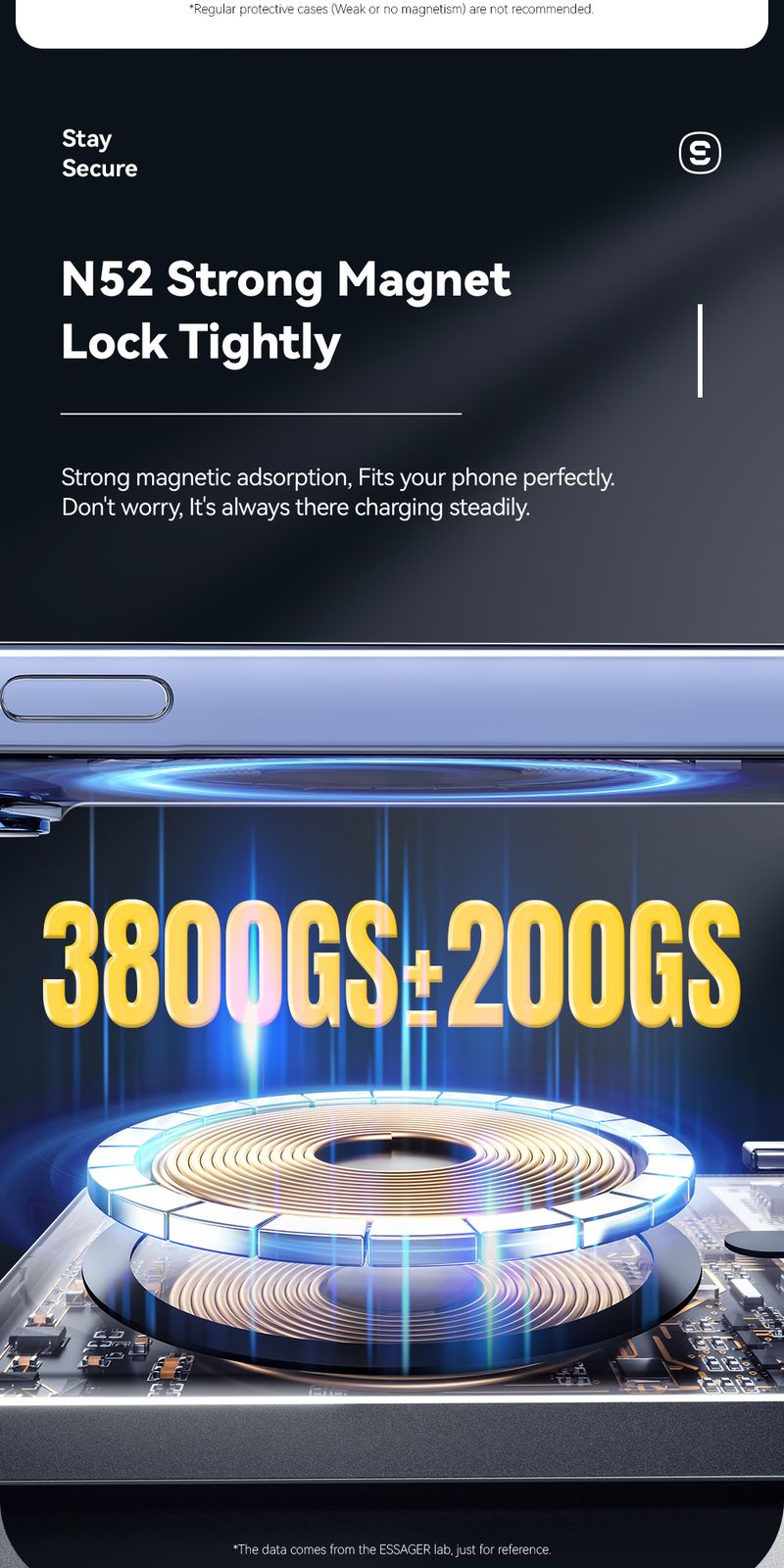 Essager Thin Wireless Power Bank Magnetic 20W 5000mAh Portable Fast Charging External Battery For Mag Safe For IPhone 15_voghion.com