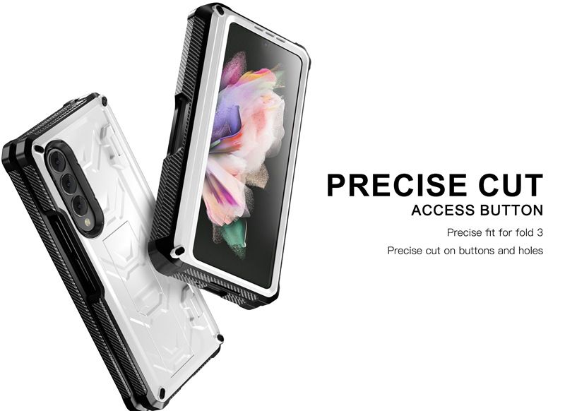 Compatibele Samsung Z 4 Stand Case 3 Telefoonhoesje Fold 5 Schokbestendig Opvouwbaar 2-in-1 Met Penhouder_voghion.com