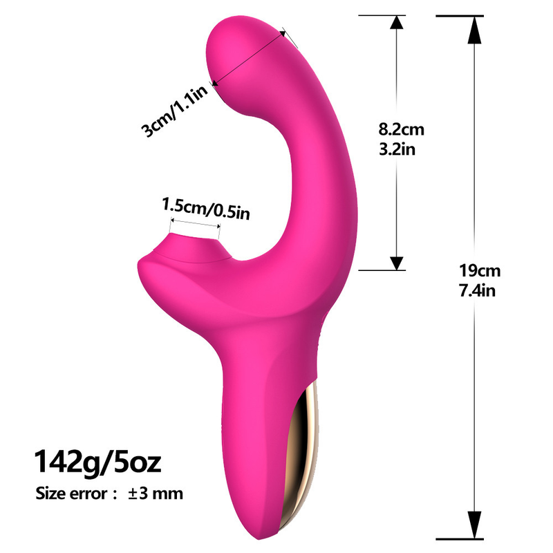 Seks untuk Produk Wanita Stimulator Klitoris Dapat Diisi Ulang Alat Pengisap Klitoris dengan 10 Mode Kuat_voghion.com
